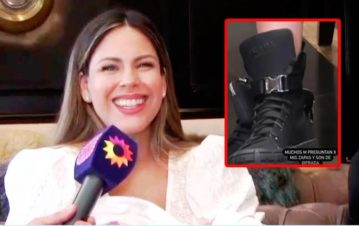 Barby Franco reveló cuáles son sus zapatillas favoritas y todo terminó en escándalo