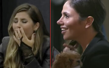 Julieta rompió en llanto porque Romina se fue de Gran Hermano con Caramelo y lo separó de Mora