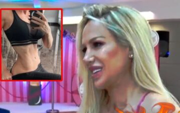 Luciana Salazar reveló cuál es la rutina de abdominales que hace y mostró los resultados