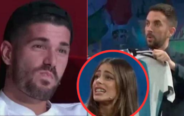 Rodrigo de Paul acompañó a Tini Stoessel a una entrevista en la TV española y el conductor lo apuró fuerte