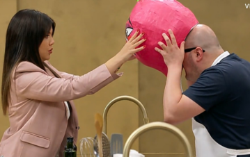 Qué hizo Rodolfo de MasterChef tras el golpe que le dio Wanda Nara en la cabeza