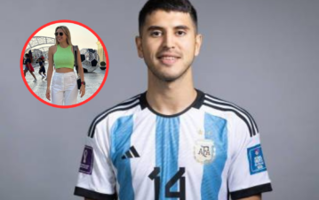 Se filtraron las fotos de la amante de Exequiel Palacios escapando de su casa tras haber sido descubierta