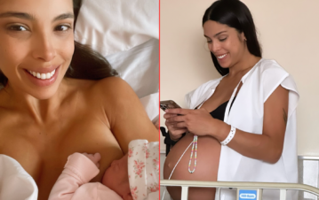 Maypi Delgado fue mamá de India: su ex estuvo en la sala de parto