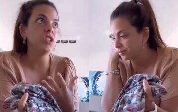 Belu Lucius explotó por las críticas que recibe la ropa de sus hijos