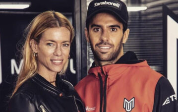 A las piñas: así reaccionó Manu Urcera después que le gritaron “cornuda” a Nicole Neumann en el TC