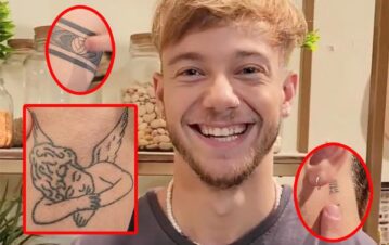 Nacho de Gran Hermano mostró todos sus tatuajes y contó cuántos son