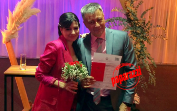 ¡Exclusivo! El video del momento más íntimo del casamiento de Rolando Graña y Giselle Krüger