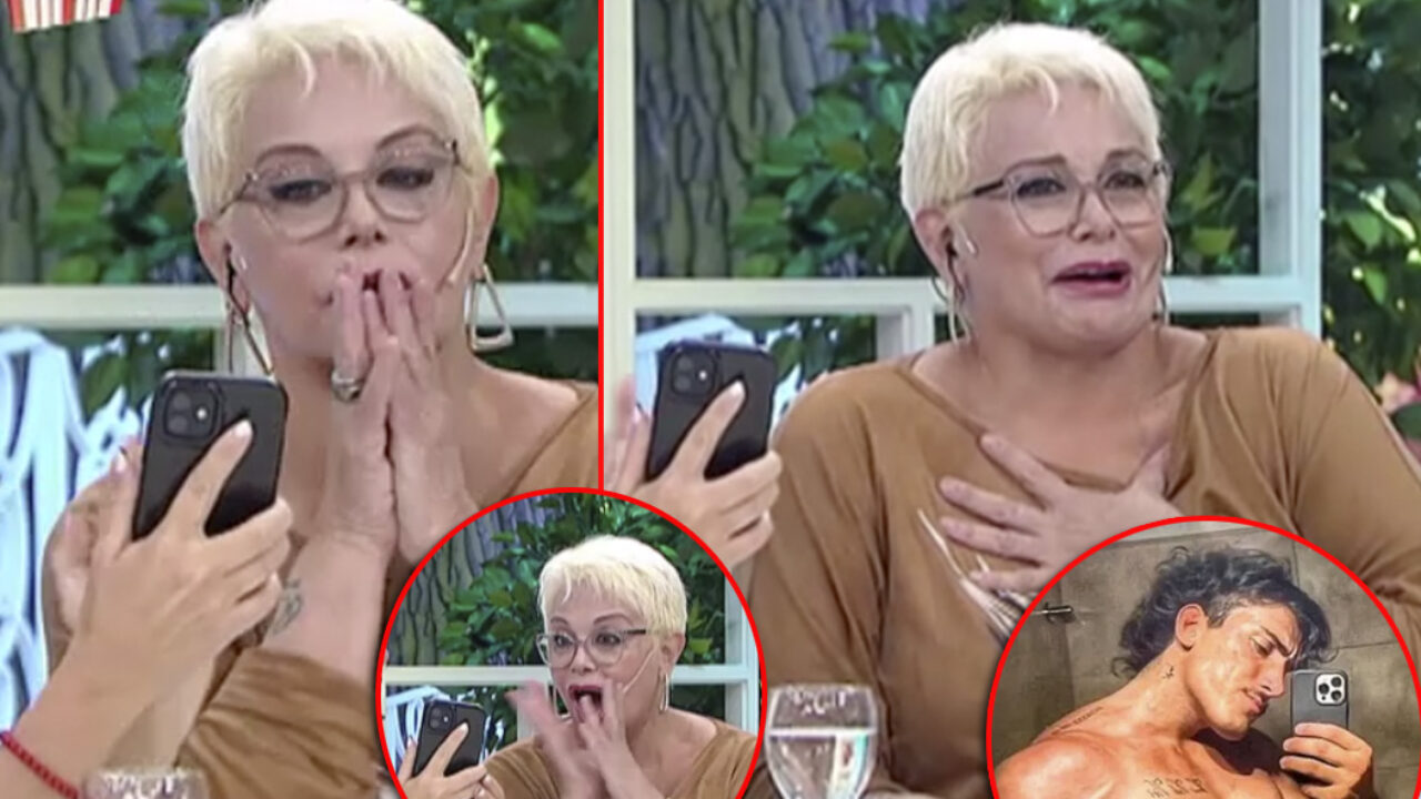 El show de caras de Carmen Barbieri al ver el video hot de Holder – Revista  Paparazzi