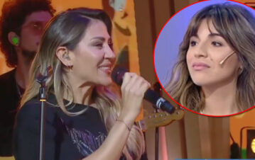 La picante dedicatoria de Jimena Barón a Gianinna Maradona en vivo