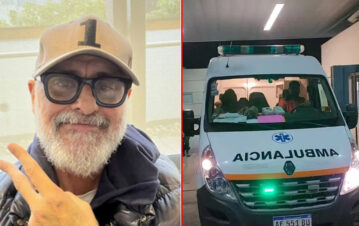 Jorge Rial volvió a Argentina en un vuelo sanitario tras el infarto en Colombia: a dónde lo internaron