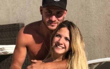 Las fotos de Ailen Cova, la nueva novia de Alex Mac Allister, de vacaciones en el paraíso