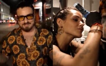 Fede Bal “entregó” su zona más íntima en Nueva York y se hizo un tatuaje: “Me tocó pelar…”