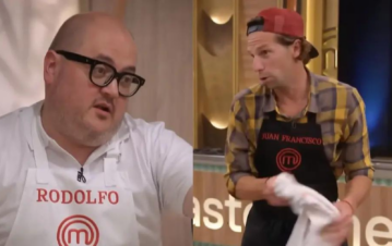 El fuerte cruce entre Juan Franciso y Rodolfo en MasterChef