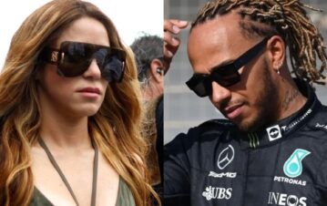 Las pruebas del romance de Shakira con Lewis Hamilton, el piloto inglés siete veces campeón de Fórmula 1