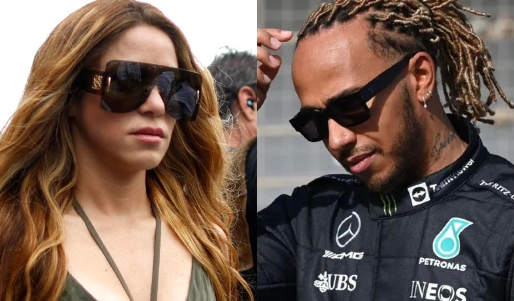 Las Pruebas Del Romance De Shakira Con Lewis Hamilton, El Piloto Inglés ...