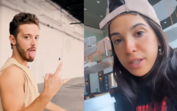 El incómodo reencuentro de Cande Molfese y su ex, Ruggero Pasquarelli