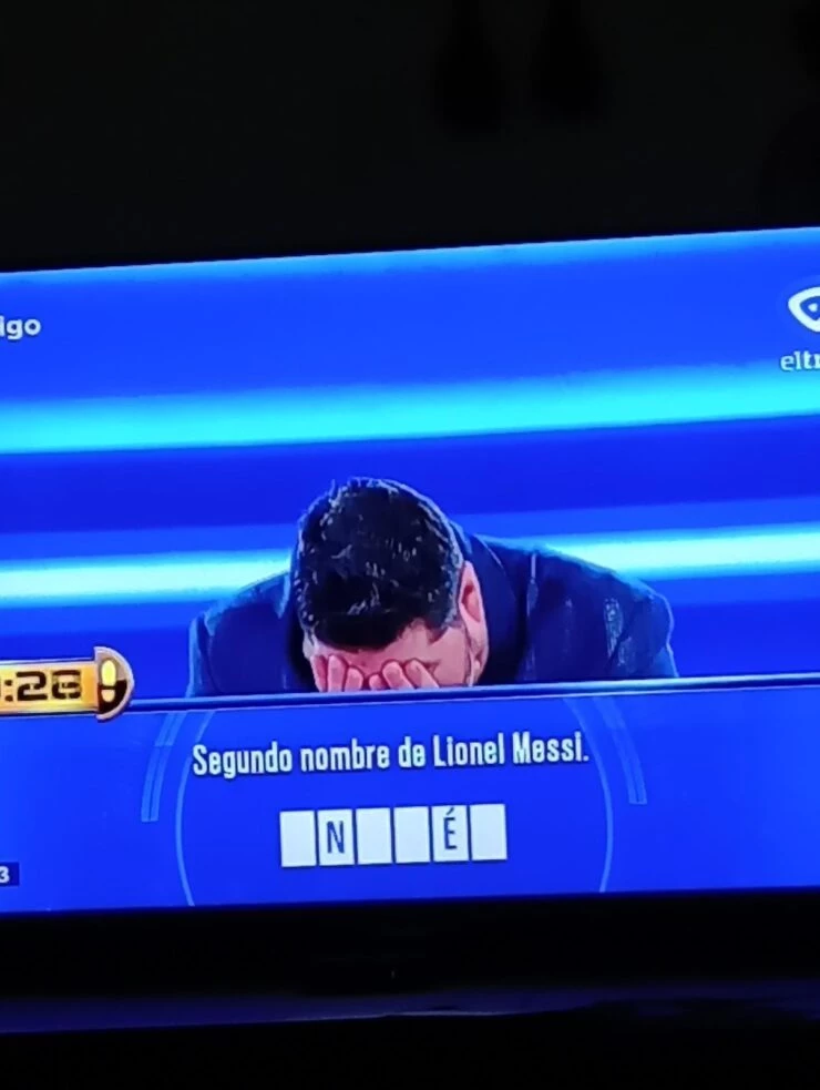 La increible reaccion de Barassi por un participante que no sabia el segundo nombre de Messi I 1