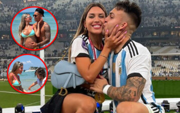 El álbum de fotos de las paradisíacas vacaciones de Lautaro Martínez y su familia en Grecia
