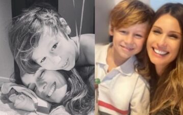 Cómo se vistió Pampita para despertar a Beltrán Vicuña el día de cumpleaños
