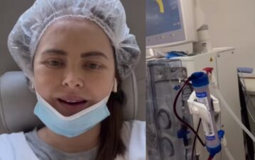 El último video de Silvina Luna desde su cama de hospital y cubierta de moretones: “Deseenme mucha suerte”