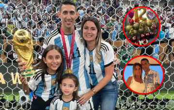 El romántico festejo de Ángel Di María y su esposa en su 12º aniversario de casados