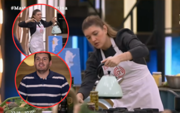 Estefanía de MasterChef se quemó y culpó a un compañero: "No dejes que…"