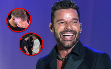 La sorpresa de Ricky Martin al ver a sus hijos subirse al escenario a cantar con él