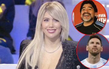 Wanda Nara superó a Lionel Messi y Diego Maradona por un increíble motivo