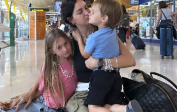Zaira Nara se reencontró con sus hijos en Europa, pero marcó territorio: "Es bueno sentir que no todo es..."