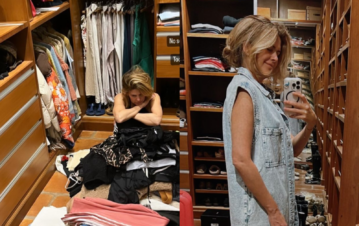 Así es el lujoso vestidor que Isabel Macedo tiene en su casa de Salta