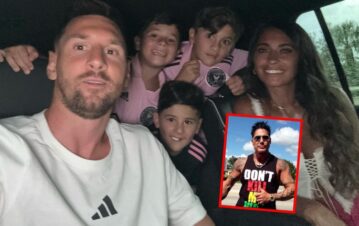 ¡Épico! El video de los hijos de Lionel Messi parodiando a Ricardo Fort desde Miami