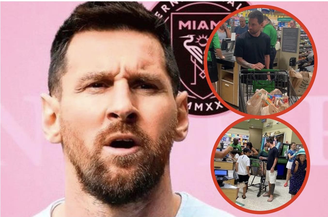 Lionel Messi revolucionó Miami: fue al supermercado, hizo las compras y se sacó foto con todos – Revista Paparazzi