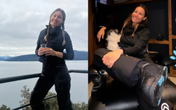 Las fotos de las vacaciones de Pampita y su hija Ana en la Patagonia
