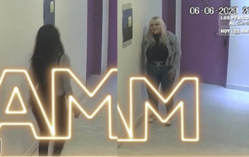 Ángel de Brito mostró el video de cómo robaron en LAM las amigas de Morena Rial
