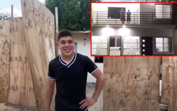 Thiago de Gran Hermano mostró cómo quedó la casa de dos pisos que se hizo