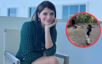 Eva de Dominici mostró en un video cuánto creció su hijo Cairo