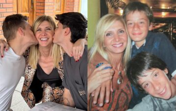 ¡Cómo crecieron! Las fotos del cumple de 22 de los mellizos de Débora Plager, Maximiliano y Tomás
