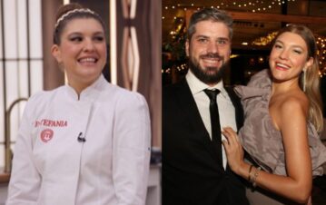 Estefanía de MasterChef presentó a su novio en la gran final y desconcentró al jurado: “¡Churrazo!”