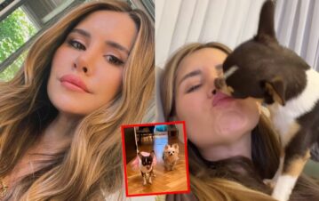 Mica Tinelli le festejó el cumpleaños a su perrita: look rosa “Barbie” y torta especial
