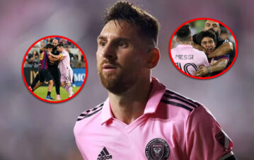 El video viral del guardaespaldas de Messi: corrida y tackle a un fanático en Los Ángeles