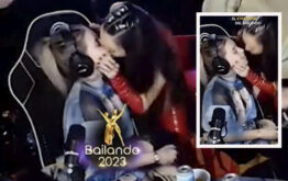 El beso de Juli Castro y Coti Romero