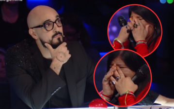 La emotiva propuesta de Abel Pintos a una participante de Got Talent que la hizo llorar