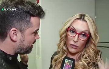 Fátima Flórez acusó de “cagón” a un notero en vivo: el video