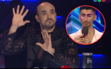 Abel Pintos destrozó a un participante de Got Talent a días de la final