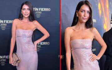El look de Zaira Nara al borde de la censura que causó polémica en los Martín Fierro Latino