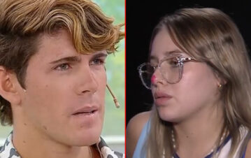 Engancharon in fraganti a Marcos Ginocchio y Coti Romero a los besos
