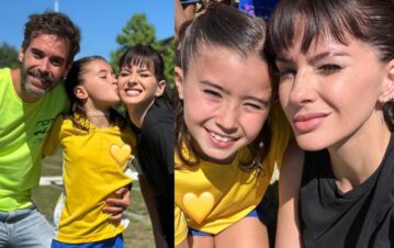 ¡Jugada! La China Suárez mostró el osado cambio de look de su hija Rufina Cabré
