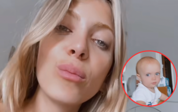 ¡Muy cansada! El extraño método de Cande Ruggeri para que su hija no la despierte durante la madrugada
