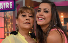 Milett Figueroa con su mamá