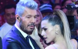 Tinelli y Milett salieron juntos.